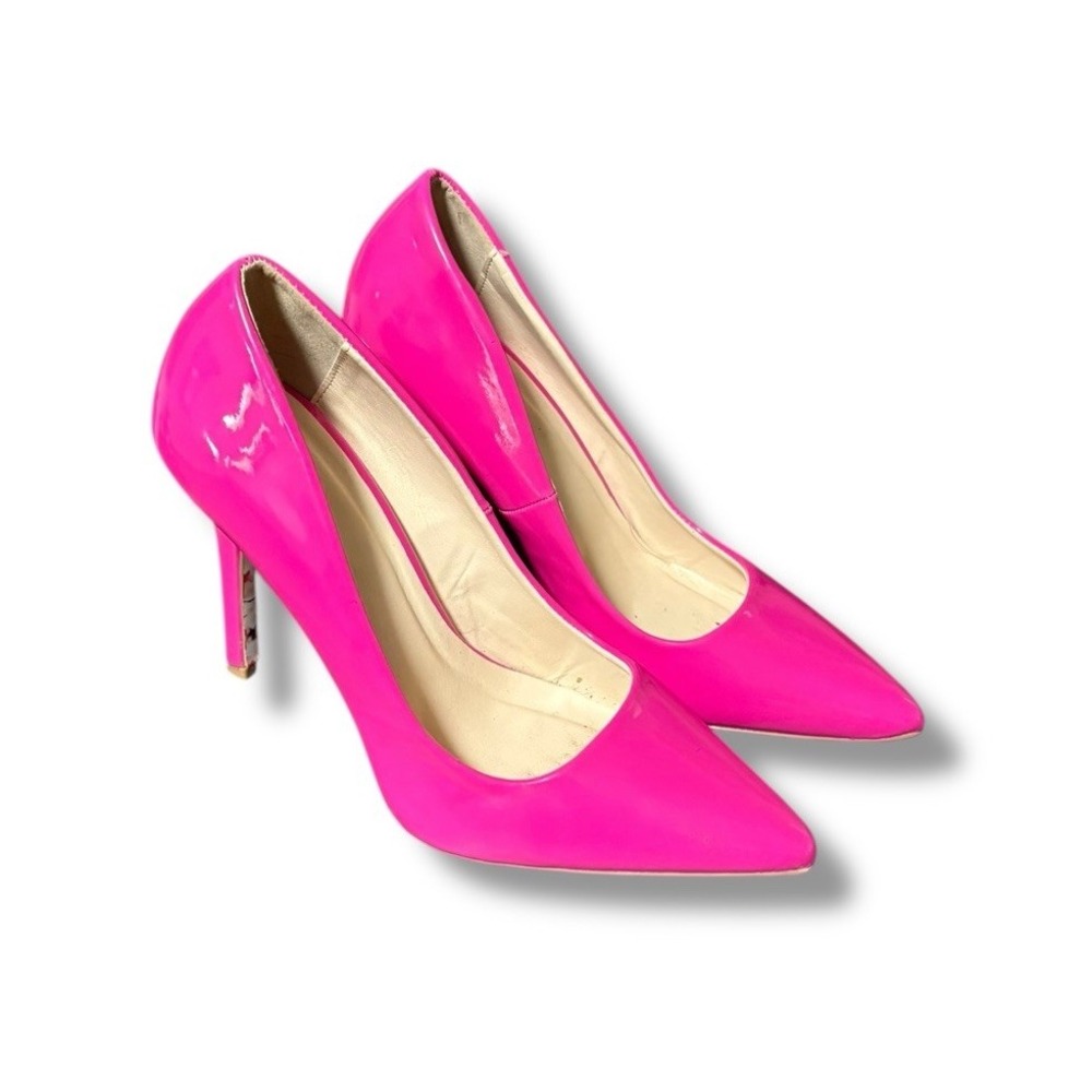 CUPID - Bright Pink High heel pumps Stilettos - 4.5" - SZ 9